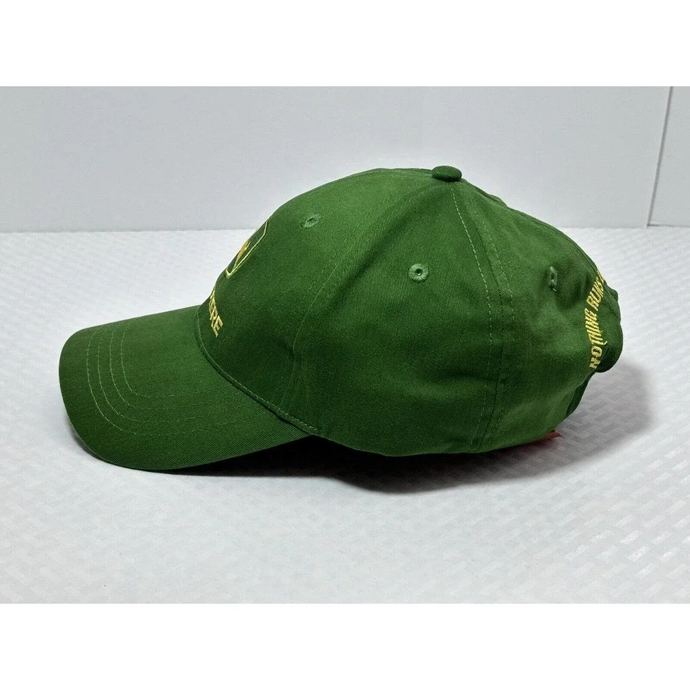 John Deere Hat Adjustable Cap Owner's‎ Edition Green Nothing Runs Like A Deere